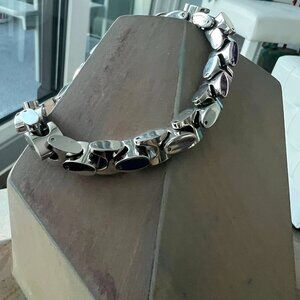 Mens Stainless Steel BadAss Chunky Heavy Link Bracelet Heavy 8 IN